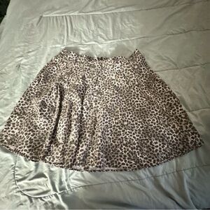 Torrid leopard-print A-line mini skirt